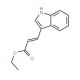 Ethyl indole-3-acrylate (CAS 15181-86-9) - chemical structure image