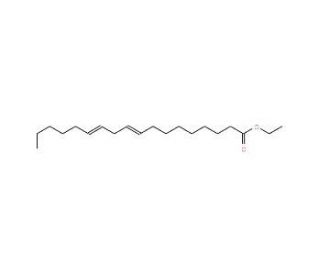 Ethyl linolelaidate (CAS 6114-21-2) - chemical structure image