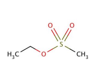 Ethyl methanesulfonate (CAS 62-50-0) - chemical structure image