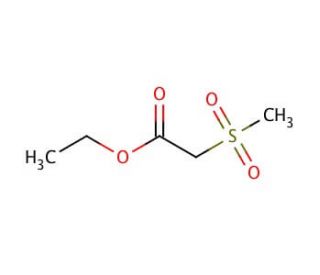 Ethyl methylsulfonylacetate (CAS 4455-15-6) - chemical structure image