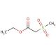 Ethyl methylsulfonylacetate (CAS 4455-15-6) - chemical structure image