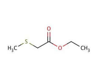 Ethyl (methylthio)acetate (CAS 4455-13-4) - chemical structure image