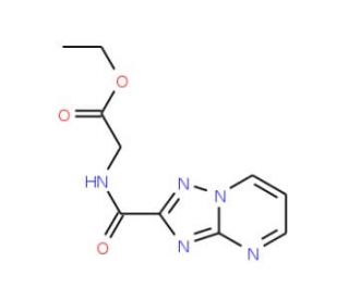 Ethyl N-([1,2,4]triazolo[1,5-a]pyrimidin-2-ylcarbonyl)glycinate - chemical structure image
