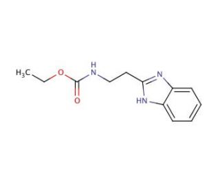 ethyl N-[2-(1H-1,3-benzodiazol-2-yl)ethyl]carbamate - chemical structure image