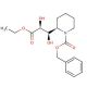 Ethyl N-Benzyloxycarbonyl-3-[(2R)-piperidinyl)]-(2R,3S)-dihydroxrpropanoate (CAS 160169-48-2) - chemical structure image