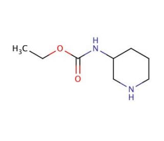 ethyl N-(piperidin-3-yl)carbamate - chemical structure image