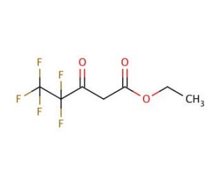 Ethyl pentafluoropropionyl acetate (CAS 663-35-4) - chemical structure image