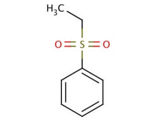 Ethyl phenyl sulfone (CAS 599-70-2) - chemical structure image