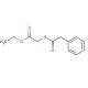 Ethyl (phenylacetoxy)acetate (CAS 91497-39-1) - chemical structure image