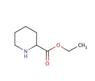 Ethyl pipecolinate (CAS 15862-72-3) - chemical structure image