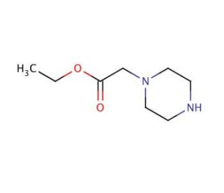 Ethyl piperazinoacetate (CAS 40004-08-8) - chemical structure image