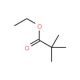 Ethyl pivalate (CAS 3938-95-2) - chemical structure image