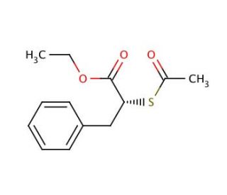 Ethyl R-2-Acetylthio-3-phenylpropionate (CAS 404582-98-5) - chemical structure image