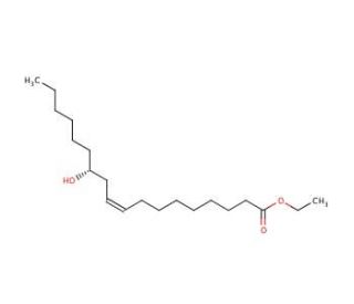 Ethyl ricinoleate (CAS 55066-53-0<br/>) - chemical structure image