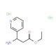 Ethyl (S)-3-(3-pyridyl)-beta-alanate dihydrochloride (CAS 153524-69-7) - chemical structure image