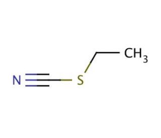 Ethyl thiocyanate (CAS 542-90-5) - chemical structure image