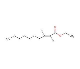 Ethyl trans-2-decenoate (CAS 7367-88-6) - chemical structure image