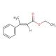 Ethyl trans-β-methylcinnamate (CAS 1504-72-9) - chemical structure image