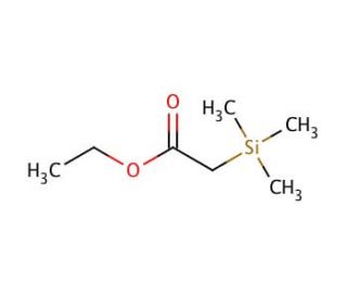 Ethyl trimethylsilylacetate (CAS 4071-88-9) - chemical structure image