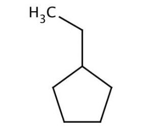 Ethylcyclopentane (CAS 1640-89-7) - chemical structure image