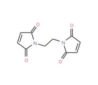 Ethylene-bis-maleimide (CAS 5132-30-9) - chemical structure image