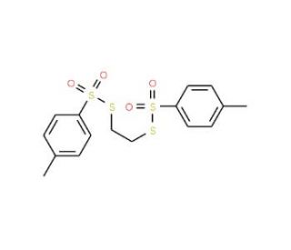 Ethylene di(thiotosylate) (CAS 2225-23-2) - chemical structure image