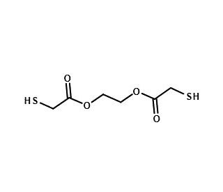 Ethylene glycol bisthioglycolate (CAS 123-81-9) - chemical structure image