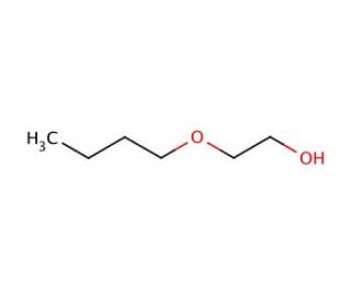 Ethylene glycol butyl ether (CAS 111-76-2) - chemical structure image
