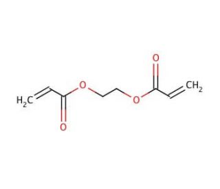 Ethylene glycol diacrylate (CAS 2274-11-5) - chemical structure image