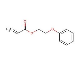 Ethylene glycol phenyl ether acrylate (CAS 48145-04-6) - chemical structure image