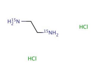 Ethylenediamine-<sup>15</sup>N2 dihydrochloride (CAS 84050-98-6) - chemical structure image