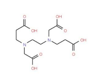 Ethylenediaminediacetic Acid Dipropionic Acid (CAS 32701-19-2) - chemical structure image