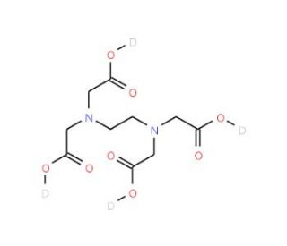Ethylenediaminetetraacetic acid-d<sub>4</sub> (CAS 15251-22-6) - chemical structure image