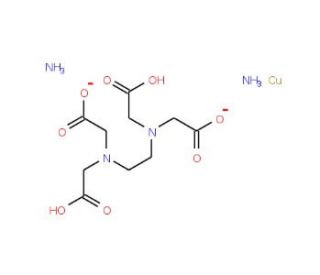 Ethylenediaminetetraacetic acid diammonium copper salt solution (CAS 67989-88-2) - chemical structure image