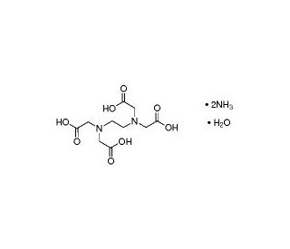 Ethylenediaminetetraacetic acid diammonium salt Monohydrate (CAS 304675-80-7) - chemical structure image