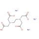Ethylenediaminetetraacetic acid trisodium salt (CAS 10378-22-0) - chemical structure image