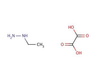 Ethylhydrazine oxalate (CAS 6629-60-3) - chemical structure image
