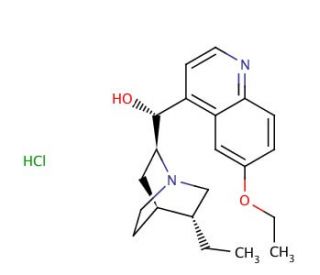 Ethylhydrocupreine hydrochloride (CAS 3413-58-9) - chemical structure image