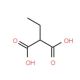 Ethylmalonic acid (CAS 601-75-2) - chemical structure image