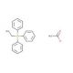 Ethyltriphenylphosphonium acetate (CAS 35835-94-0) - chemical structure image