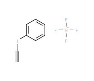 Ethynyl(phenyl)iodonium tetrafluoroborate (CAS 127783-34-0) - chemical structure image