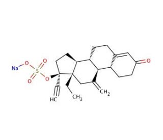 Etonogestrel Sulfate Sodium Salt - chemical structure image