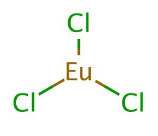 Europium(III) chloride (CAS 10025-76-0) - chemical structure image