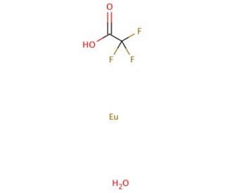 Europium(III) trifluoroacetate (CAS 94079-71-7) - chemical structure image