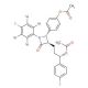 Ezetimibe-d4 Diacetate - chemical structure image