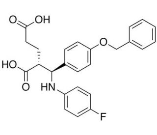 Ezetimibe Diacid Impurity - chemical structure image
