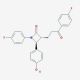 Ezetimibe Ketone (CAS 191330-56-0) - chemical structure image