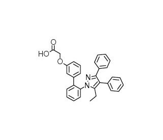 FABP4 Inhibitor (CAS 300657-03-8) - chemical structure image