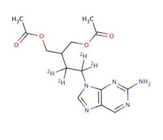 Famciclovir-d4 - chemical structure image