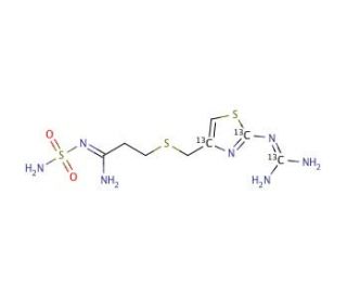 Famotidine-13C3 - chemical structure image